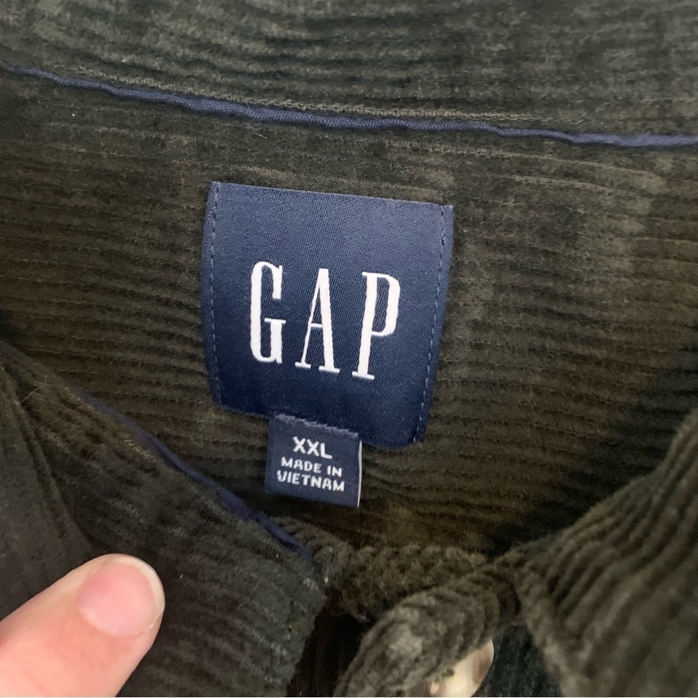 Men’s XXL Gap Button Down Collared Corduroy Shirt - Picture 4 of 10